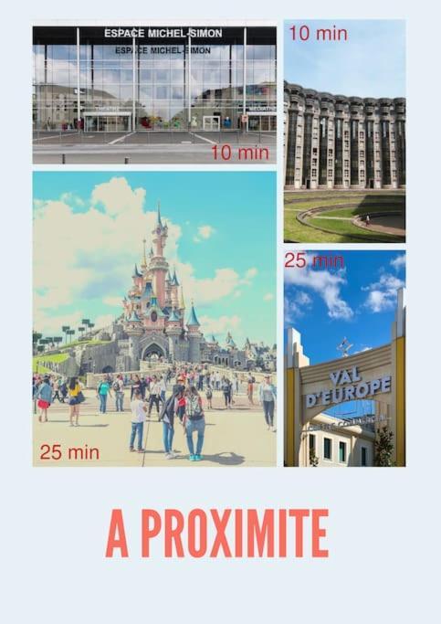 Appartement Proche De Disneyland & Paris Noisy-le-Grand Exteriér fotografie